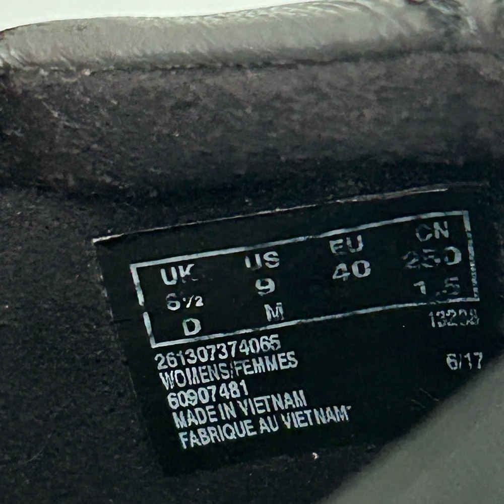Clark’s Cloudsteppers Wedge Pumps Gray Black Size 9